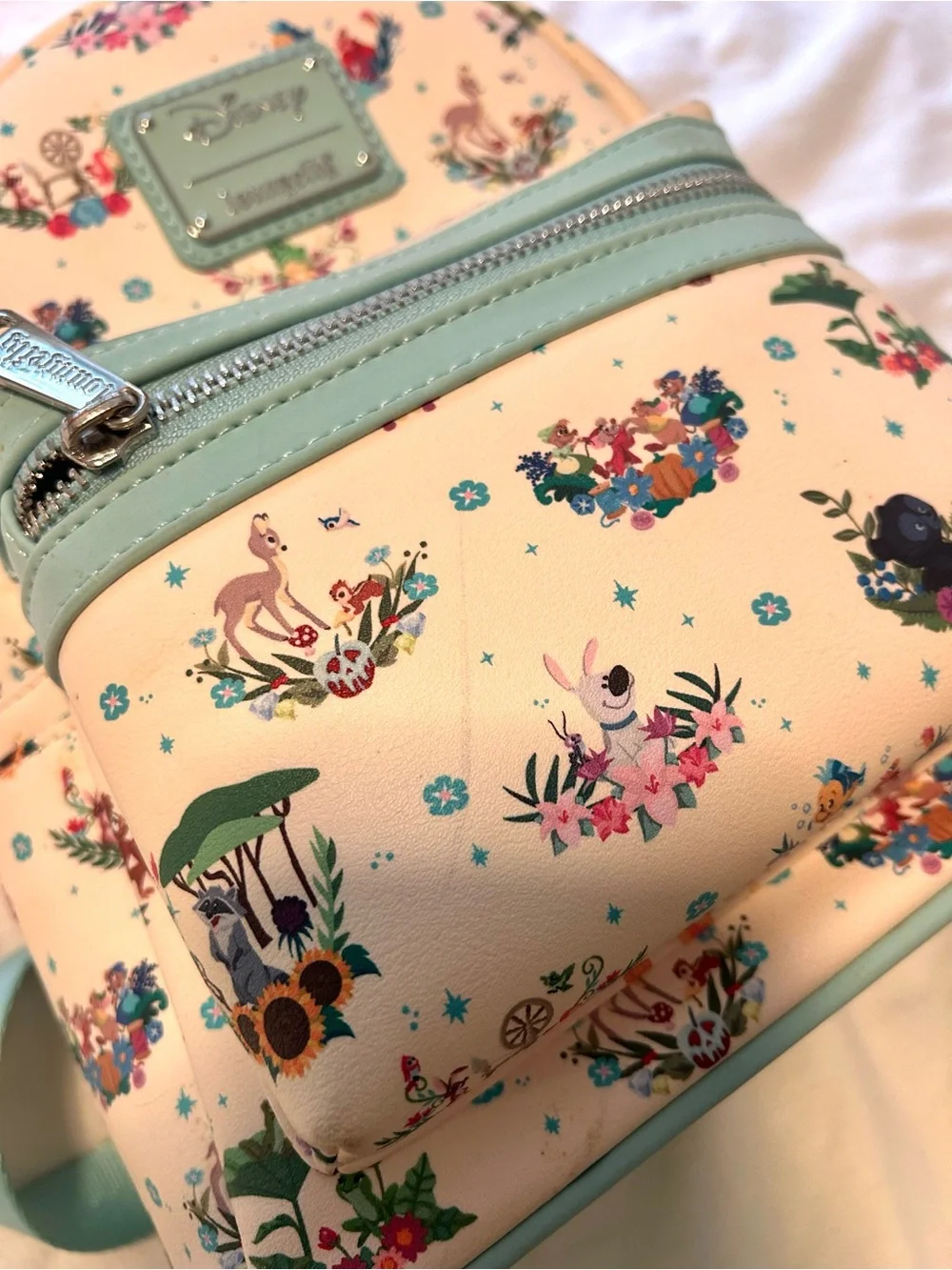 Loungefly  Backpack - Pastel Sidekicks Floral Print